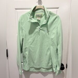 Drake Mint Green Quarter-Zip Turtleneck Fleece